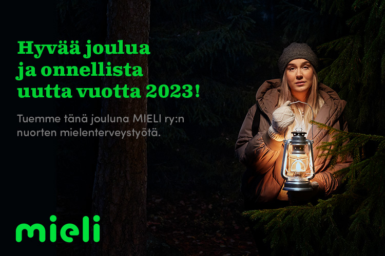 Tänä vuonna lahjoitimme joululahjarahat tärkeään nuorten mielenterveystyöhön Mieli Ry:n kautta.

Yritystehtaan tiimi toivottaa rentouttavaa ja rauhallista joulun aikaa! 🎄❄️