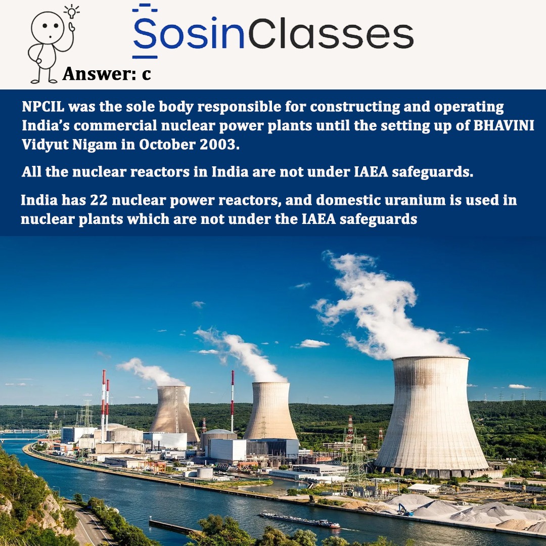 SosinIASAcademy's tweet photo. Swipe right 👉 for the Answer and explanation
For daily GS practice questions, do follow @Sosinclasses

#IASCoaching #IAS #UPSC #IASMotivation #IASAspirant #IASPreparation #UPSCIAS #IASAcademy #UPSCGuide #UPSCExam #IASAcademyinHyderabad #UPSCOnline #CurrentAffairs #SosinClasses https://t.co/G5tMdh5dwa