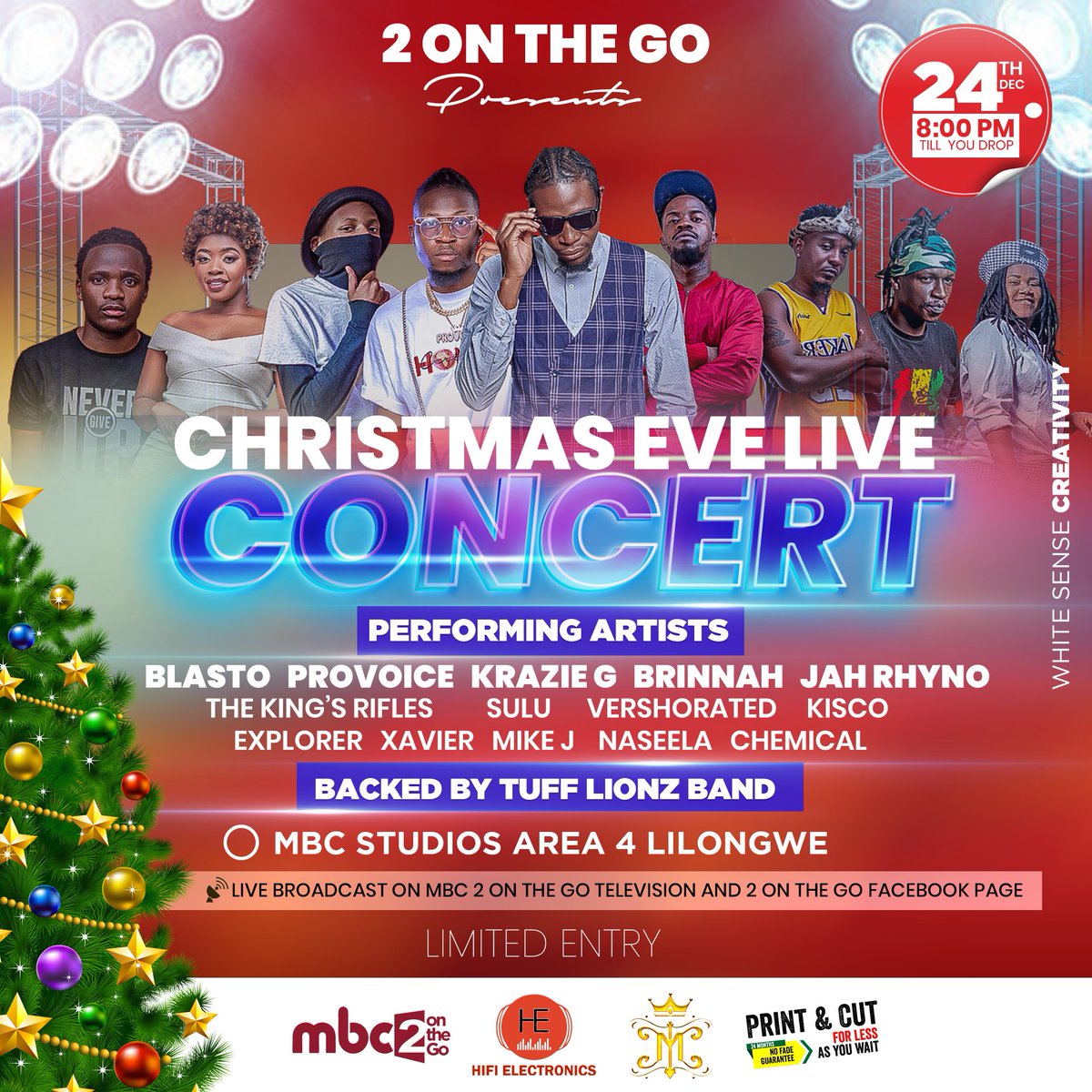blastoimva's tweet image. Rocking live with @ProVoicelameck @KingKananji @soulamp_ent @Brinnah_Mw @KrazieGJapan and more tonight,on MBC 2 ON THE GO tv. Undiluted vibes from 8:00 pm till Christmas. #imvaway