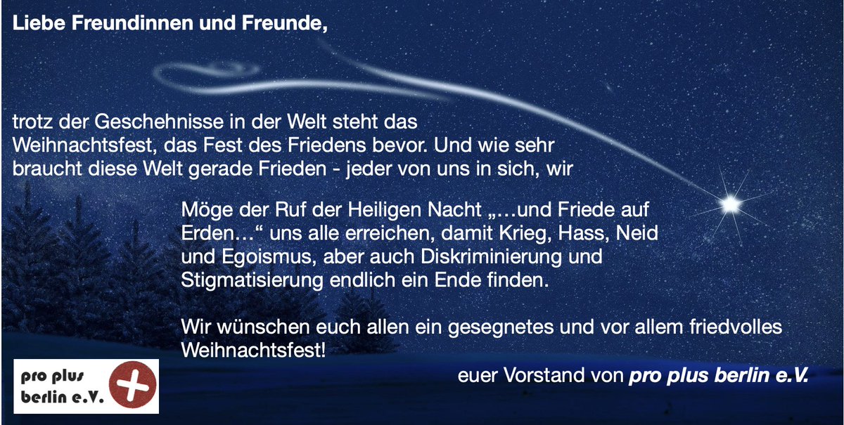 proplusberlin's tweet photo. Wir wünschen all unseren Mitgliedern, Freund*innen und Gönner*innen ein paar schöne und hoffentlich stressfreie Feiertage.
#proplusberlin #berlin #hauptstadt #weihnachten #weihnachten2022 #xmas2022 https://t.co/m87SvkF8DM