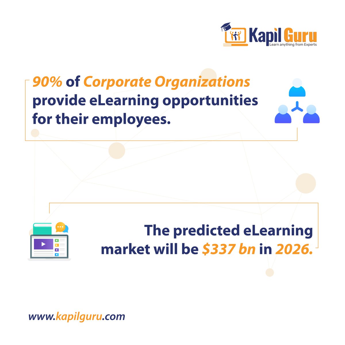 KGuru_edutech's tweet photo. Millions of individuals now get an education from the convenience of their homes. 
The proliferation of online learning platforms has now become widespread with the availability of qualified educational resources.
 #elearning #elearnings #eLearningCourses #elearningtraining https://t.co/7cUZ503dvp