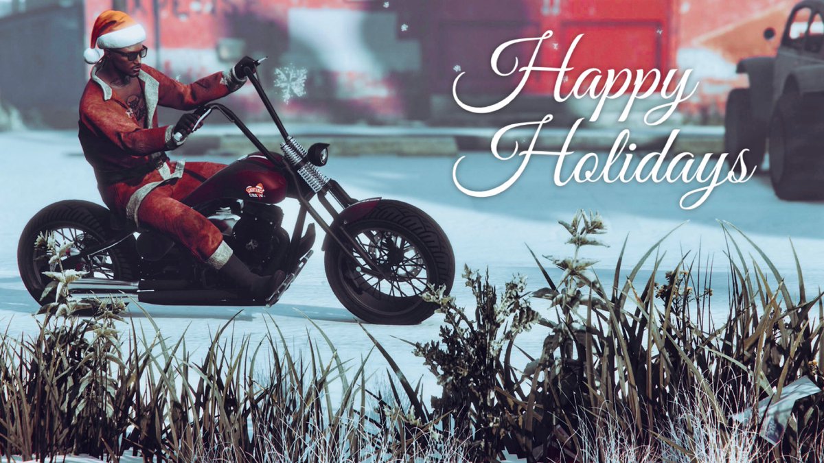 Happy Holidays

#GTAOnline #GANGSTANCE
 #RoseNegra #AggressiveD0gs