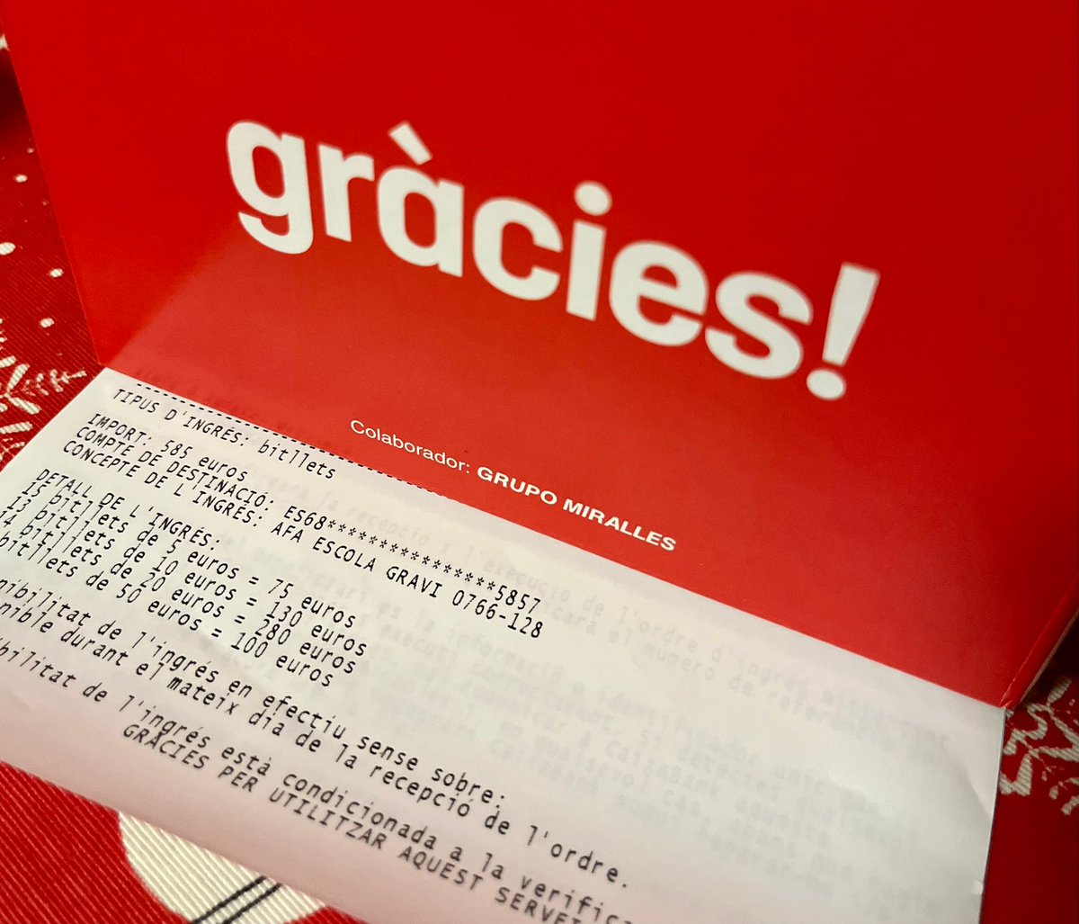 AFAGravi's tweet photo. Ja hem fet l'ingrés de 𝟱𝟴𝟱 € de la @chocolatadasolidaria 
Gràcies a totes les famílies i a @escolagravi per fer-ho possible 🥰🥰
#curs22_23 https://t.co/HL7AZa3OqF