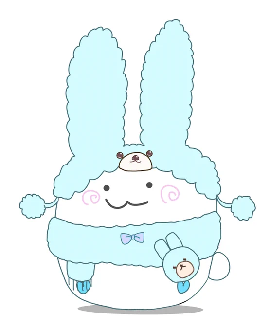 もこもこぷいうさ #ありすのうつし鏡 