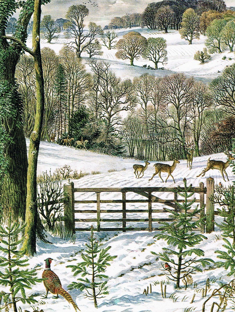 Ladybird Artists Advent Calendar, the last window. 
‘Winter Pastoral’
#SRBadmin