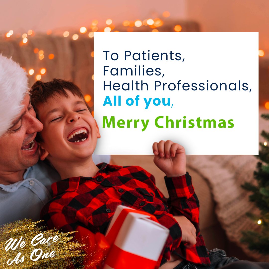 WeCareAsOne's tweet photo. We wish a merry Christmas to all of you wherever you are. 🎄We wish you happiness, serenity and peace of mind. That's what health is all about. 👨‍⚕️#MerryChristmas https://t.co/PdJYL3iyOO