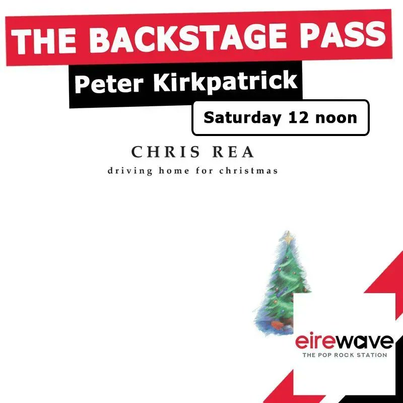 eirewave's tweet photo. 🚨 THE BACKSTAGE PASS 🚨
Join Peter Kirkpatrick this morning at 12 noon for the incredible story of 'Driving Home For Christmas' from @chrisreamusic 🎄🎅
#TheBackstagePass
👇LISTEN HERE 👇
https://t.co/7CvryzSPbU
#davidbowie #davidbowiefan #radiouk https://t.co/XogFJcTsKc