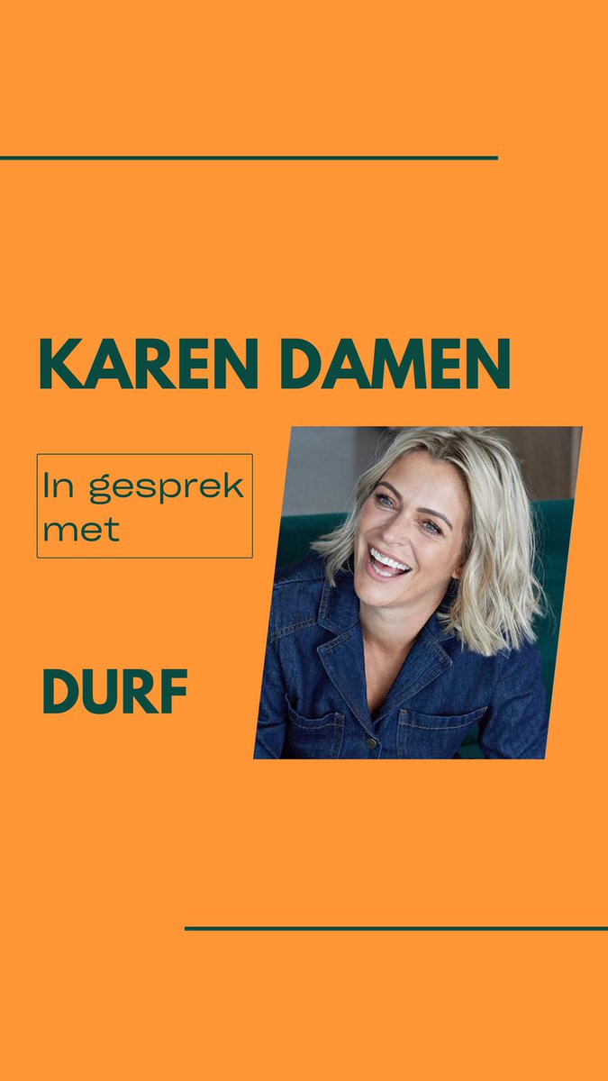 Karen Damen in gesprek met Durf             instagram.com/tv/Cme3BdpBQOI…