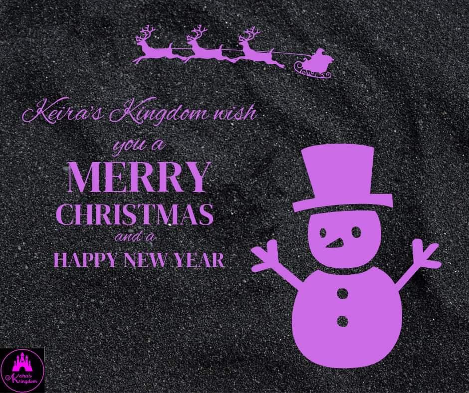 Keira's Kingdom wishes everyone a 
Very Merry Christmas! 
We hope you enjoy the festive season with all of your family and friends.
Please do check in on anyone who may need that bit of extra festive cheer, love and care 🎅🤶👼