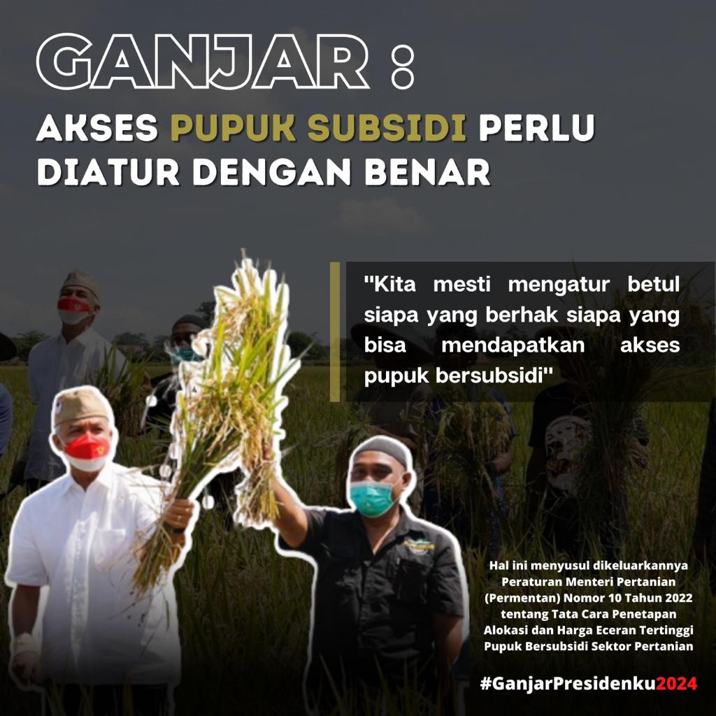 Ganjar serius mengatur siapa yg pantas mendapatkan pupuk subsidi

Kami hadir mendukung ❤️

#ganjarpranowo
#ganjar_pranowo
#ganjarkita
#ganjaruntukindonesia
#sahabatganjar
#relawanganjar
#GanjarPilihanJokowi
#ganjarpranowofor2024
#GanjarPilihanRakyat
#GanjarHebat
#GanjarAmanah