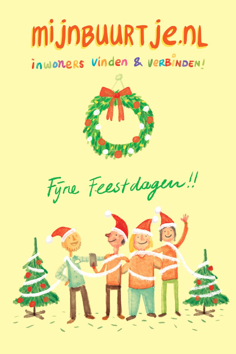 Namens het hele mijnbuurtje-team:

Hele fijne, gezellige en vrolijke Kerstdagen🎅🏻🎄🫕
En een geweldig 2023! 🥂🎆