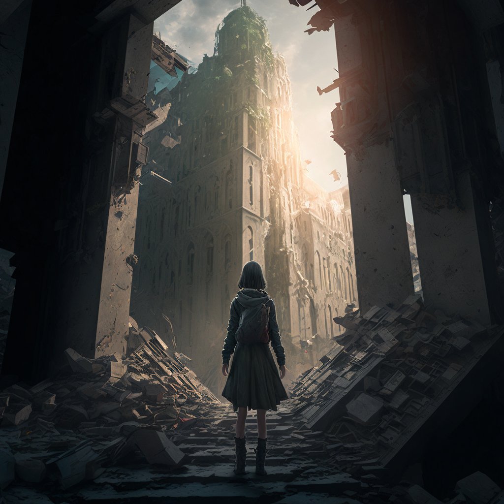 ydf's tweet photo. The saga of a young girl of the evil in the ruin cityscape
#midjourney https://t.co/MbPTrjfmMF