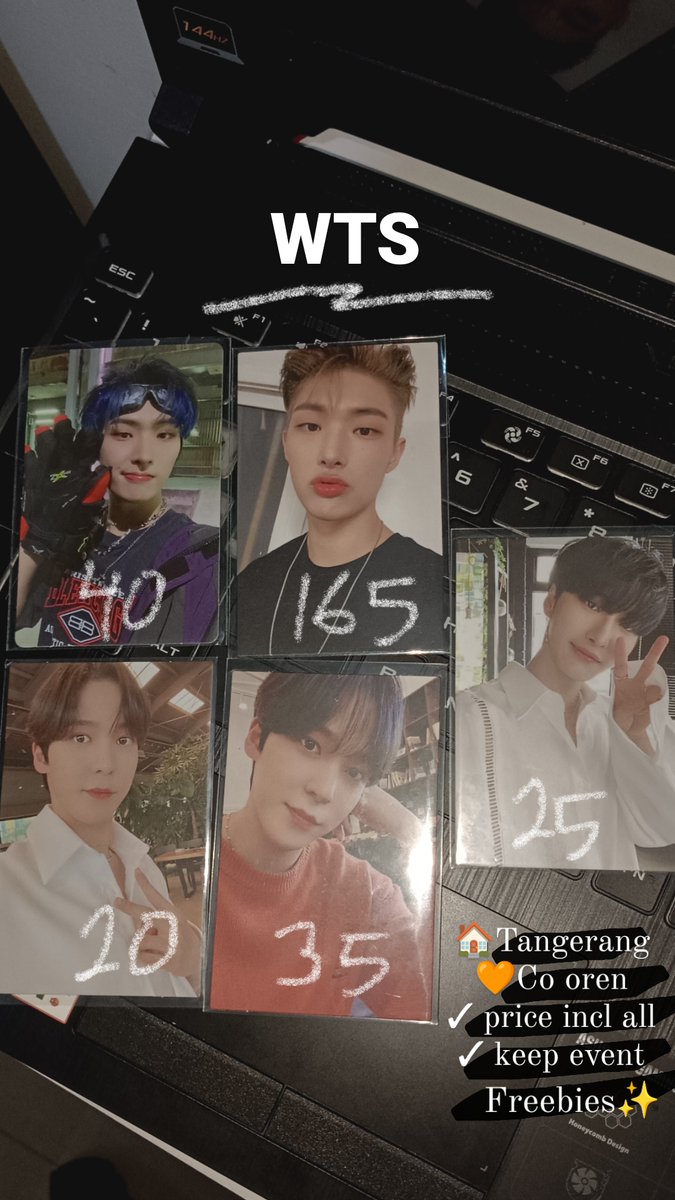 michellenthhh's tweet photo. wts | lfb photocard
-mingi movement guerilla 40k
-mingi diary mmt 165k
-yunho limited diary 20k
-yunho fever pt.3 35k
-seonghwa limited diary 25k

dom tangerang 🏠
keep event
freebies 💅
oren🧡
Price incl all ✨
negotiable

feel free to ask ya , thanxx ^^
#pasarATEEZ https://t.co/242yUGBkIH