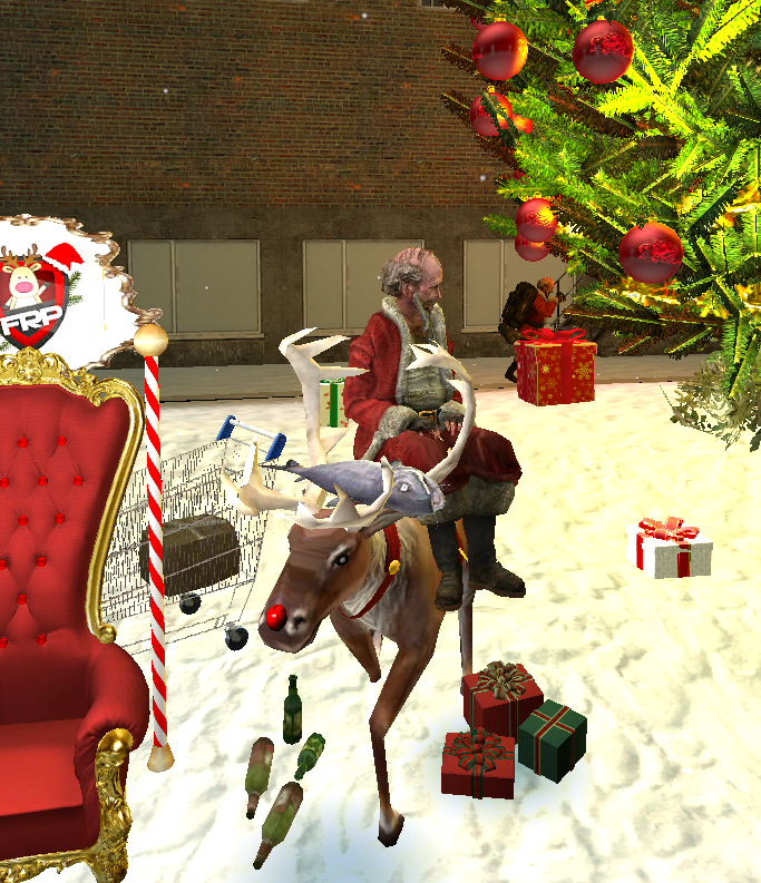 Oh oh oh ! Le père Noël se prépare pour la grande distribution de cadeaux ! (Ou pas... 😬)
#leperenoëlestunclochard

(Photo Ludvig Ravado)