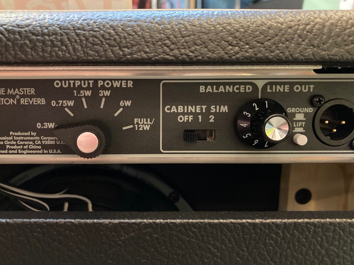 musicplant's tweet image. 【つくば店】新発売のFender Tone Master Princeton Reverbが入荷しました！極上のFenderサウンドをお手頃価格と軽量9kgにて！0.3〜12Wまで6段階に可変するアッテネーターも素晴らしい！是非店頭でお試しください！ #fender #guitar #usbmicro