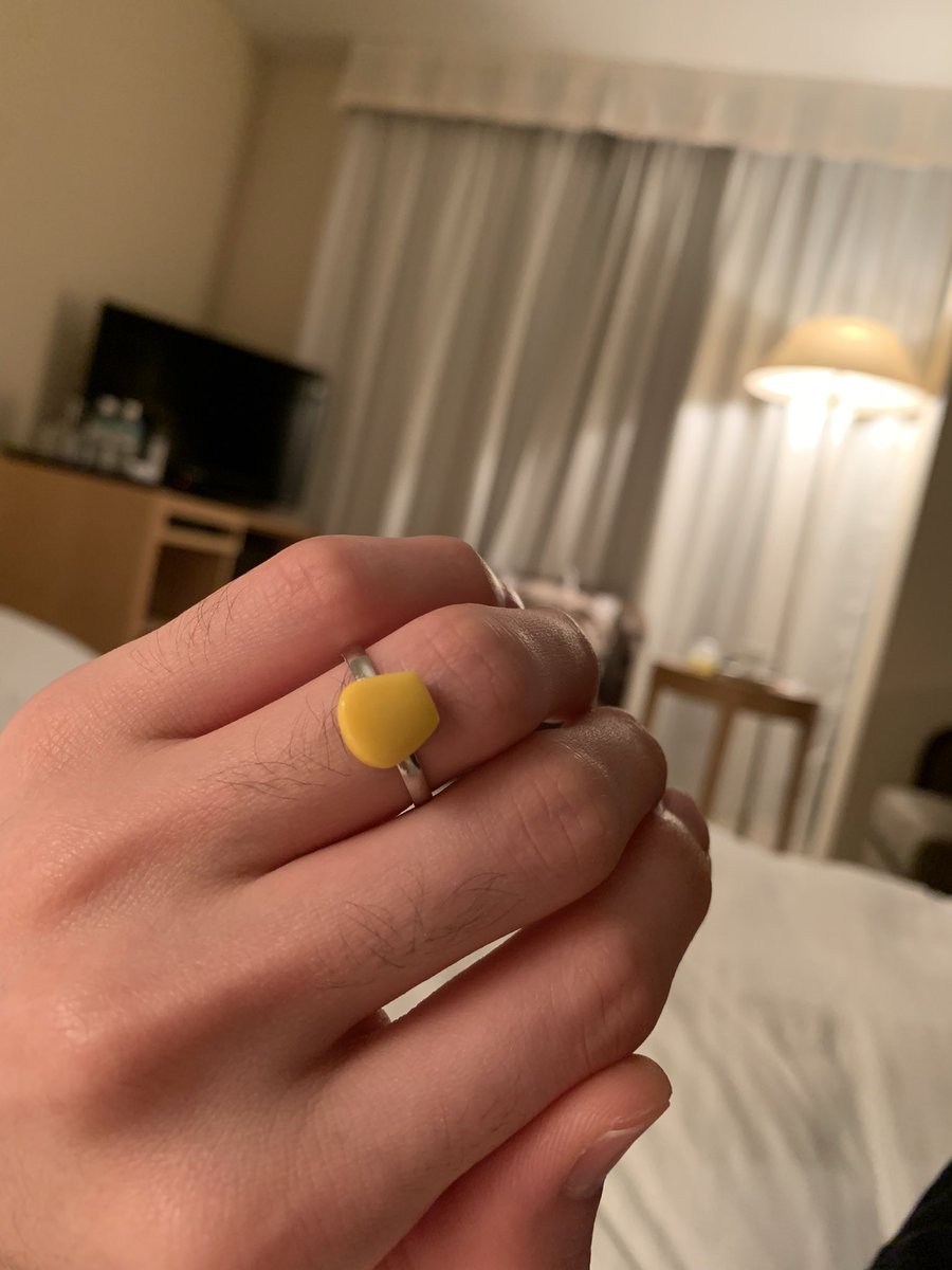 こーんやく指輪貰いました