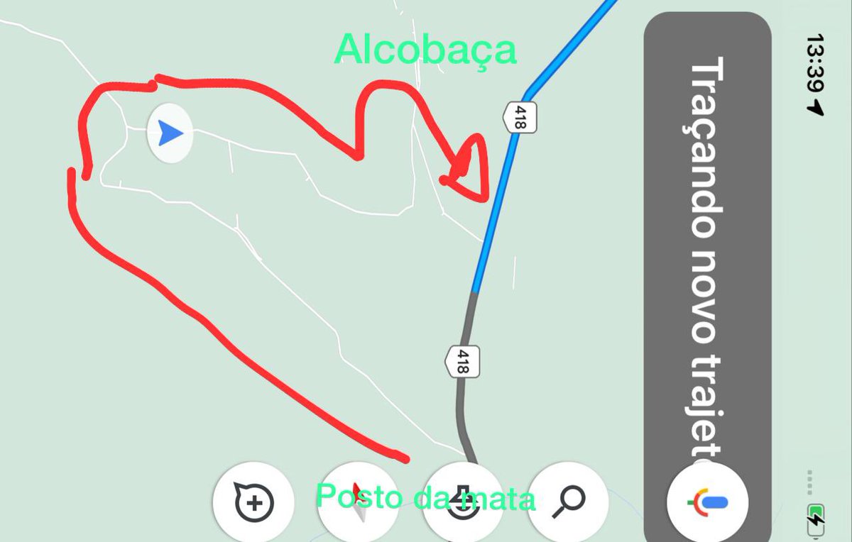 eliismj's tweet photo. @GRhabelo @prf_ba Entre Pedro canário e posto da mata tem mts buracos, mas tem indicação no waze. Entre posto da mata e o ponto de desvio na br418 os buracos tão em pontos específicos. Não pega sinal de cel, baixa o mapa em posto da mata no Google Maps. Nessa foto é o sentido do desvio da br418 https://t.co/gE8Y3So455