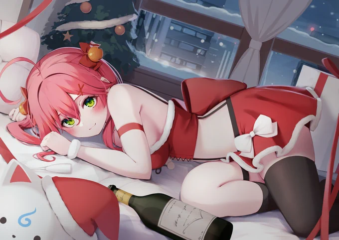 サンタコスみこち #miko_Art 