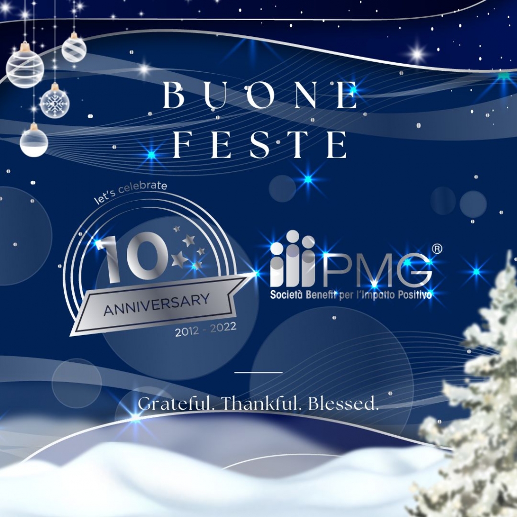 Da tutti noi di #PMGItalia tanti auguri di Buone Feste!

💫
"Coloro che sono abbastanza folli da pensare di poter cambiare il mondo, di solito lo fanno."
Steve Jobs