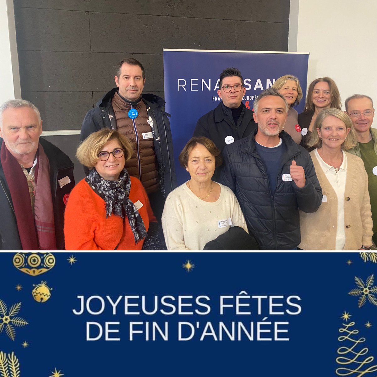 Le comité Renaissance Le Bouscat-Bruges vous souhaite d’excellentes fêtes de fin d’année et vous donne rendez-vous l’année prochaine pour de nouvelles aventures 😉

#Noel 
#equipe 
#projets