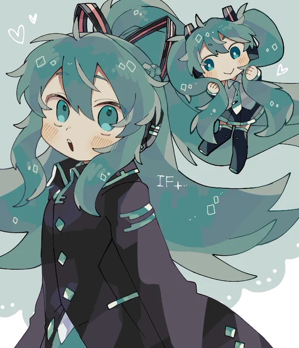 #初音ミクIFミクさんらくがき 