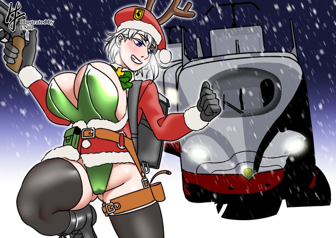 昨今はクリスマスプレゼントも新幹線で運ぶ時代です。 