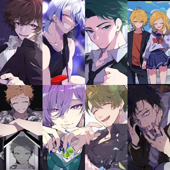 お知らせ今年も創作お誕生日イラスト描ききったぞ〜!!という事でまたまとめ本出します!!!!受注で作る予定なので購入希望の方はリプツリーの注意事項をよく読んでからお気軽にお申し付けください◎よろしくお願いします!#猫間の創作 