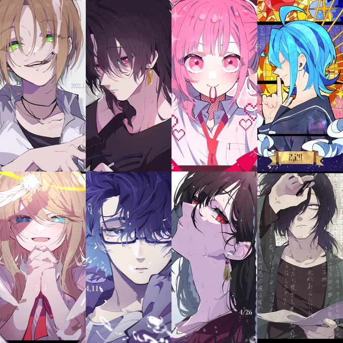 お知らせ今年も創作お誕生日イラスト描ききったぞ〜!!という事でまたまとめ本出します!!!!受注で作る予定なので購入希望の方はリプツリーの注意事項をよく読んでからお気軽にお申し付けください◎よろしくお願いします!#猫間の創作 