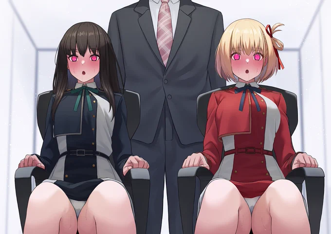 Skeb納品しました～VR戦闘訓練だと騙されて催眠かけられちゃう千束とたきな 