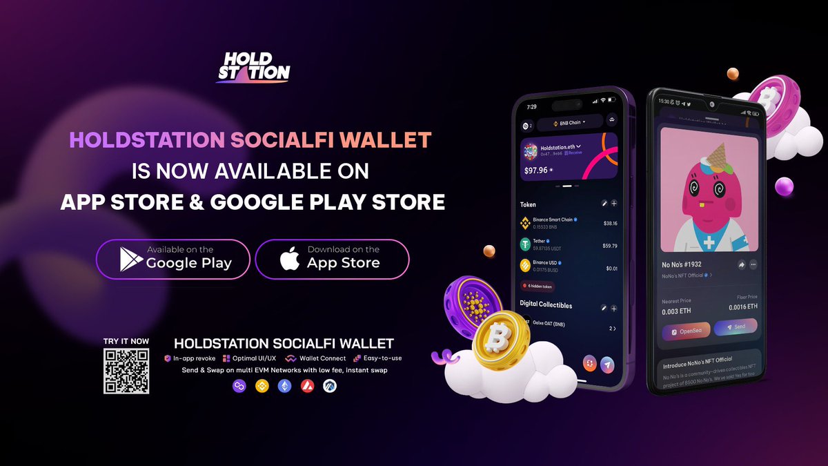 HoldstationW's tweet photo. We are live. 💜🦈

🌐Download your wallet at https://t.co/N35oxyx7sj 

#Holdstation #Selfcustodialwallet #crypto #web3 #NFT https://t.co/ujqs1CsY7w