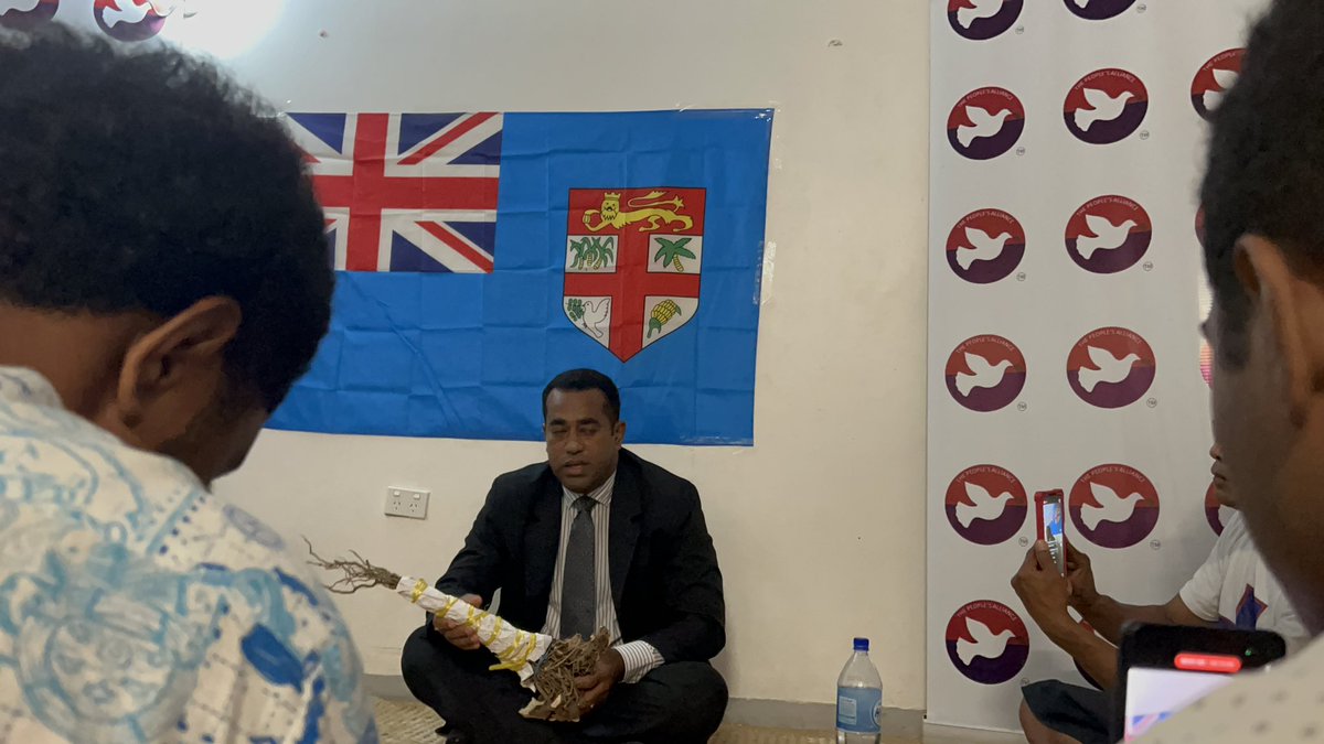 First sevusevu from Team Vosarogo to Fiji’s Minister of Lands and Mineral Resources.

#FijiIsUnited