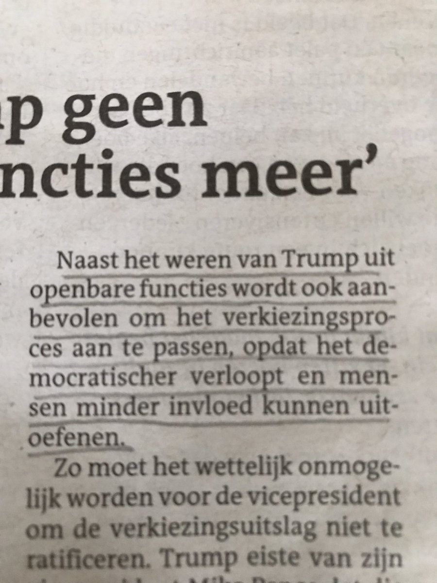 Er is toch iets met democratie….
