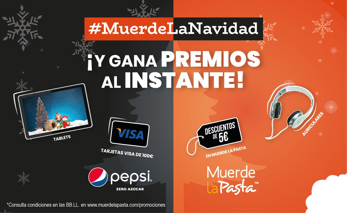 #MuerdeLaNavidad con <a href="/MuerdeLaPasta/">Muerde la Pasta</a> y @PepsiMAX_Es