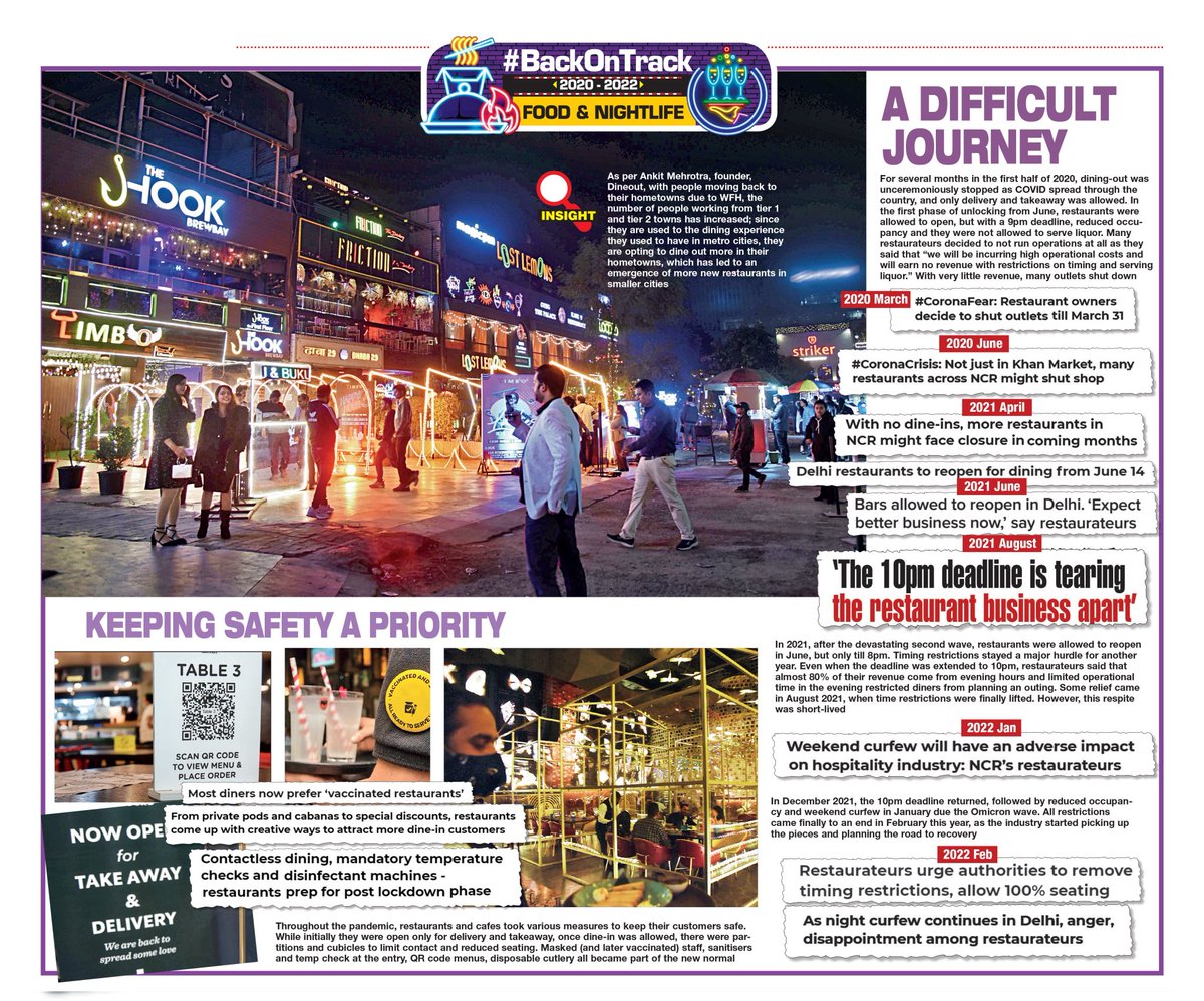 DelhiTimesTweet's tweet photo. The #restaurant and #nightlife industry traversed a difficult journey through the #pandemic years
Experts say that the industry is #BackOnTrack despite all odds, here's a #recap: https://t.co/Z7L1VLkxDL
#Food #IndiaNightlife #Delhi #NRAI #WFH #Restaurant #COVID19 #Safety https://t.co/WBrLOEyVdd