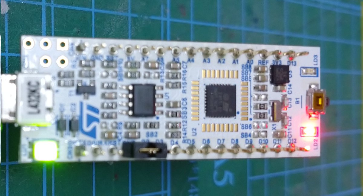 maxx_qz's tweet image. STmicroとか、ARM Mbed
詳しい方、居ますか?
STM32L4シリーズを使ってみたくて、NUCLEO-L432KC 買ってみました。
でMbedStudioから、Lチカ サンプルをダウンロードしてデューティ変えて試したら、できた。
これって、どゆ仕組み?ICEとかないし?ストレージになってるし。
 #STmicro  #ARMMbed