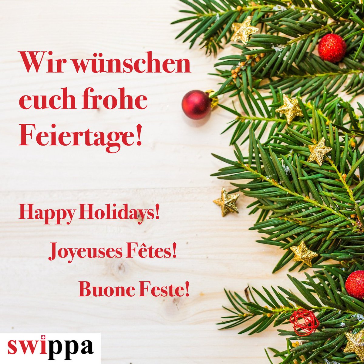 swippaCH's tweet photo. ⭐Frohe Festtage🎄 Happy Holidays ⭐Joyeuses Fêtes 🎄 Buone Feste⭐
#swippa #positivepsychology https://t.co/1cQmdAS1hW