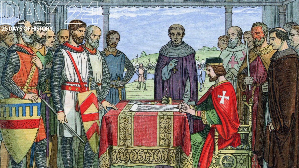 Day 24: On this day in 1167 the 'worst-ever' King was born. King John was described as selfish, suspicious, vengeful, and cynical. He is probably best known for causing the creation of the Magna Carta. #historicnewspapers #kingjohn #magnacarta #history