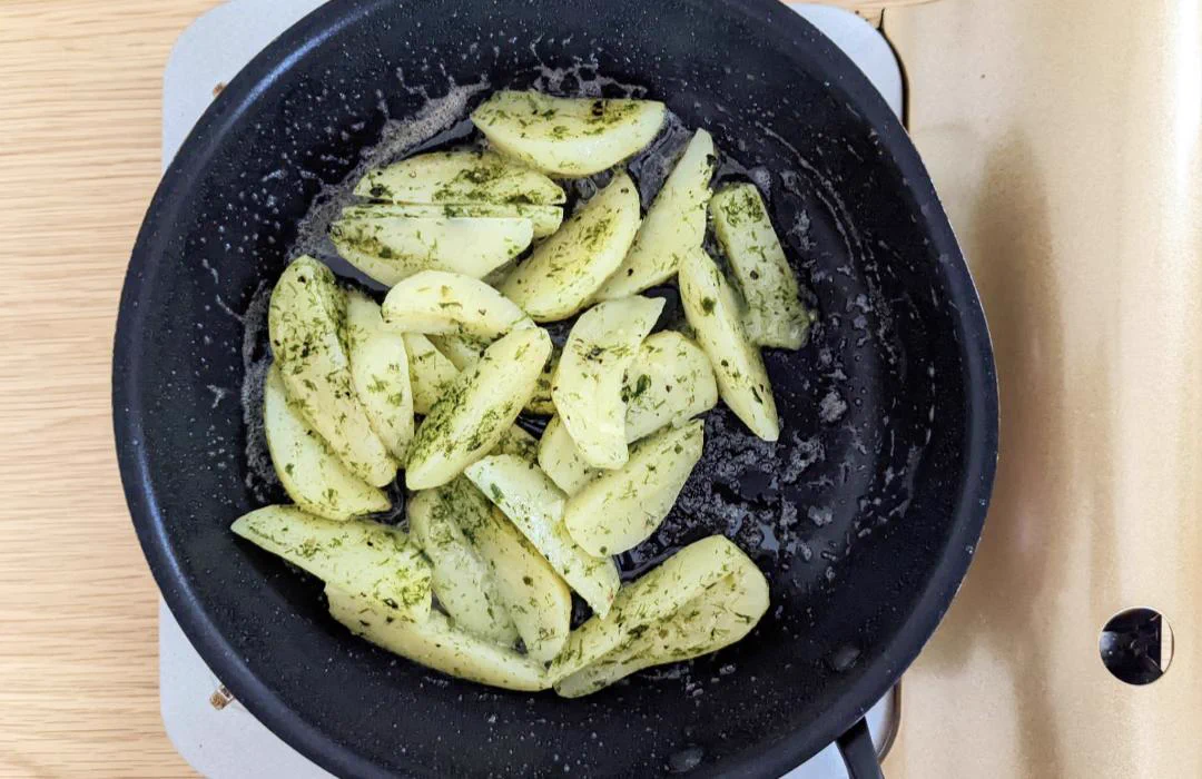 ほかの料理の付け合わせにもぴったりそう！のり塩の味付けが美味しそうな「じゃがいも」レシピ！