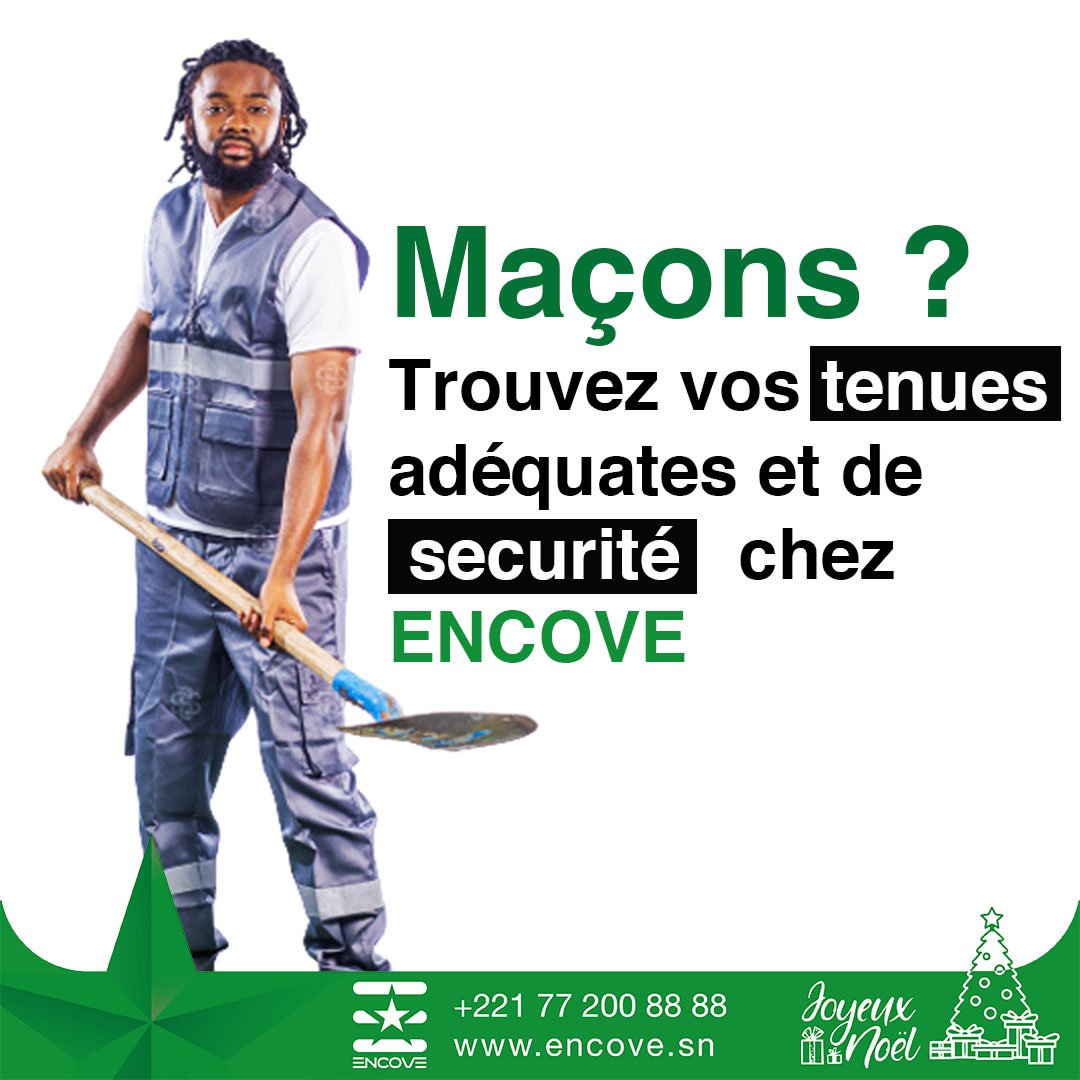 EncoveSarl's tweet photo. Construire les fondations d’un immeuble, monter des murs, des cloisons, poser des dalles... L’univers du maçon est fait de briques, de pierres mais aussi et surtout d’une tenue adéquate qui leur permet d’avoir de l'équilibre et un mouvement dans les gestes. https://t.co/1Yb76dTroH