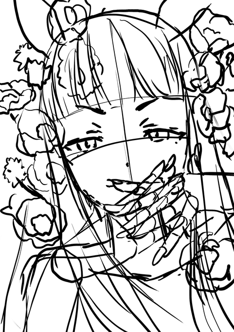 帰宅後描いてる。
なんというか、なんか描くかテストする際はゴルシちゃんで試すことが多い気がします。 