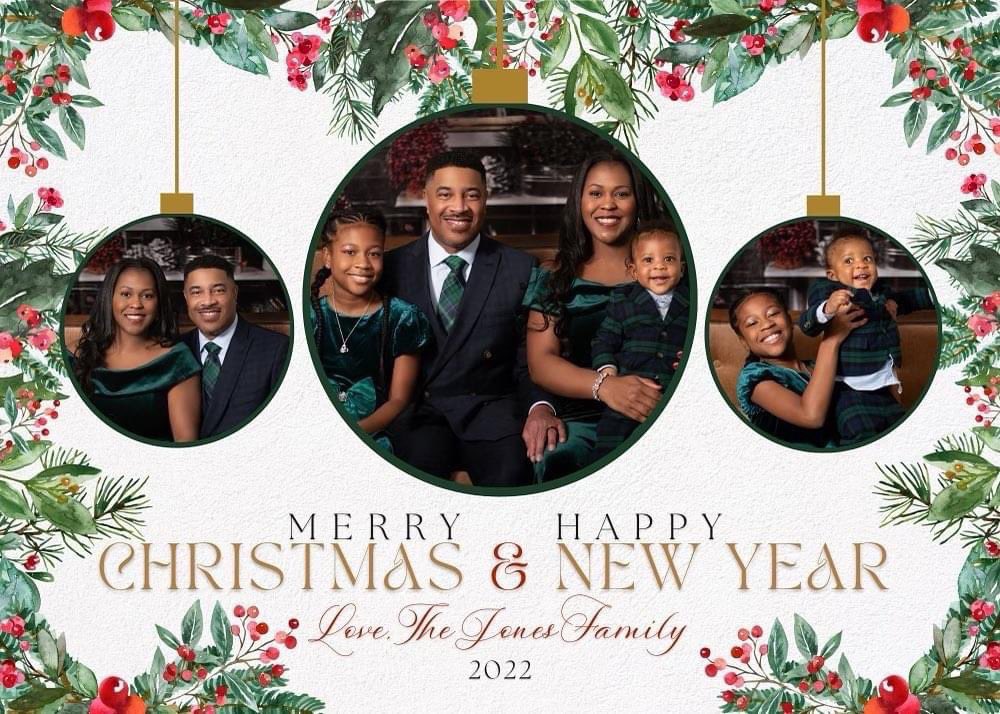 Holiday Greetings from <a href="/coryljones/">Cory Jones</a> ❤️💚

From our family to yours, have a wonderful Holiday Season filled with love, joy, and peace. We love you!

~The Jones Family~