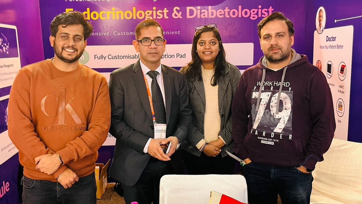 ekacareHQ's tweet image. On the last day at #ESICON ‘22, our team met Dr. Sanjay Saran, the Organising Secretary of ESICON 2022, the person behind this praiseworthy initiative. Later, we also got the privilege to meet Dr. Bansi Saboo, Organizing Secretary of APICON.