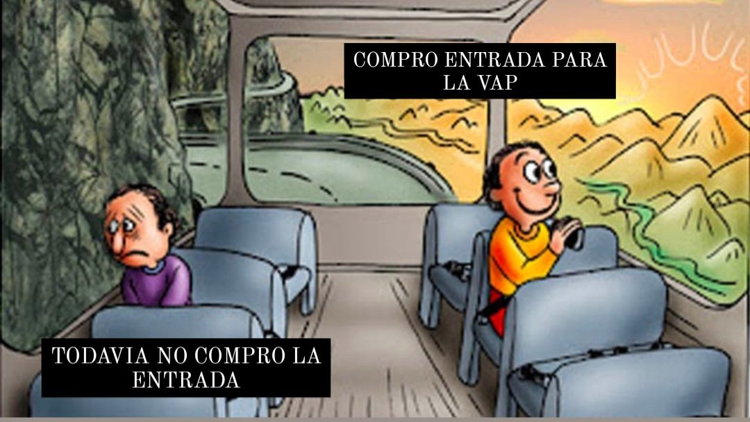 VAPSanJusto's tweet photo. Últimas horas para comprar tu anticipada y no terminar como el de la izquierda 🤣 https://t.co/TuzZvMZECG