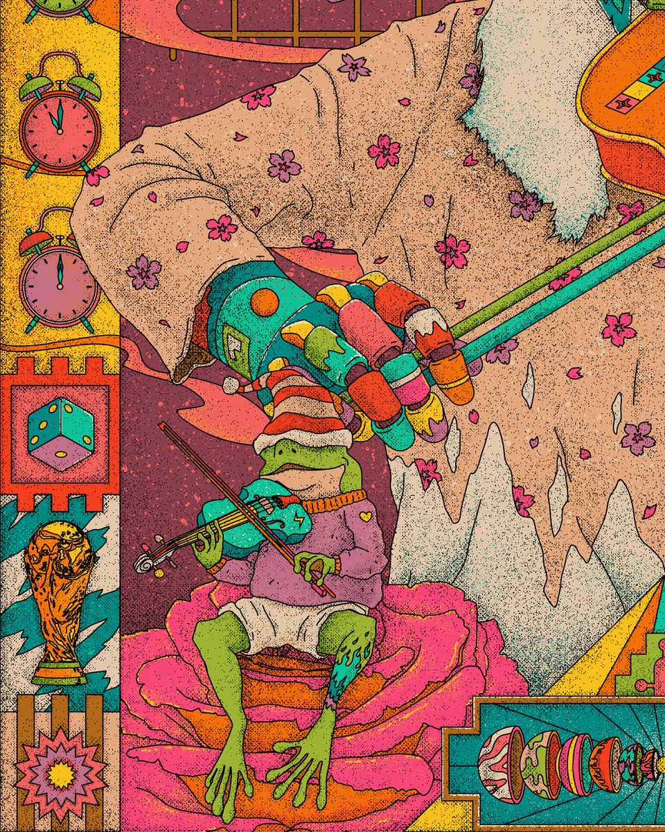 flostitanarum's tweet image. Merry Christmas to all those who celebrate ☃️🐸🤍