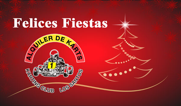 El equipo de Karting Club Los Santos os desea unas Felices Fiestas.
Nos vemos en las carreras.