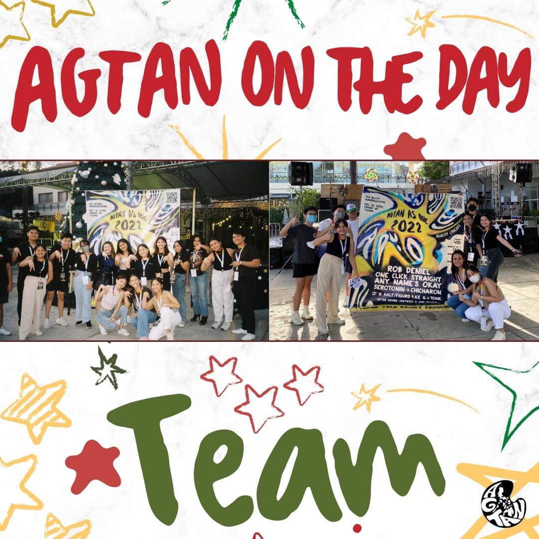 agtan_ph's tweet photo. A wave of gratitude to everyone who joined us last December 16, 2022. 🌆

Thank you to our talented artists, DJs, sponsors and to the entirety of the Agtan team who continue to be vessels to prevail the Filipino identity through art. 🎭 

#AgtanParaSaBayan https://t.co/uLmeIq2aUw