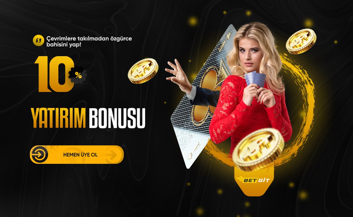 Çevirimlere Takılmadan Özgürce Oyna 😇
%10 Nakit Yatırım Bonusu Betgit'te😍