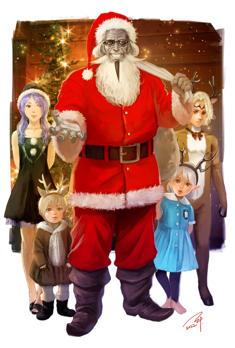 King Garon and Nohr royal family 2022🧑‍🎄🎄🦌
#MerryChristmas 
#IppeiFE