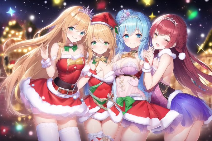 メリクリ🎅🎅🎅🎅🎅
#AIイラスト 