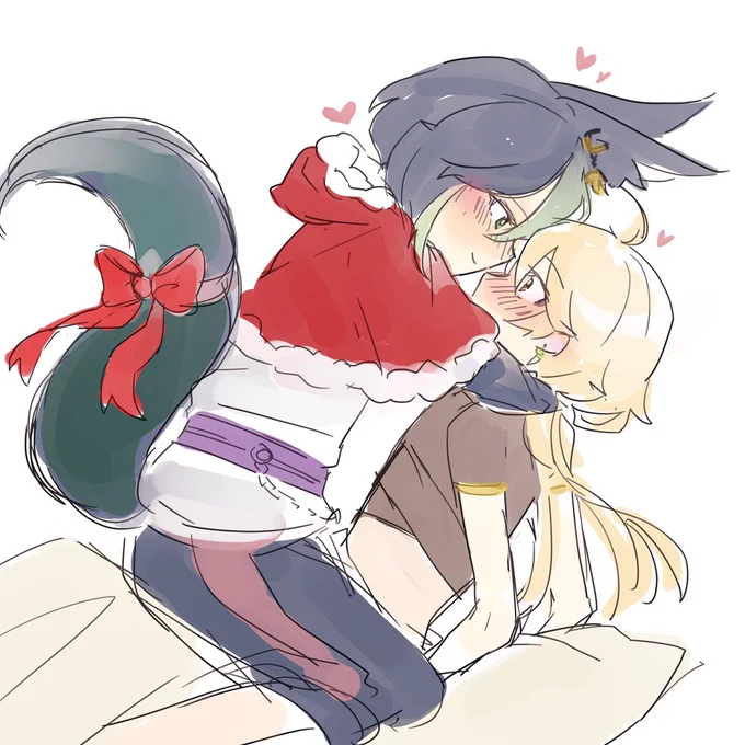 空ティナ / クリスマス
@travellerxall1h #旅人攻ワンドロライ 